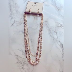 Ch’erie New York - necklace and earring set .